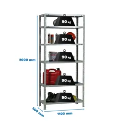 ESTANTE COMFORT SUPERPLUS 6/500 GALVA SIMON -chavevertical.com